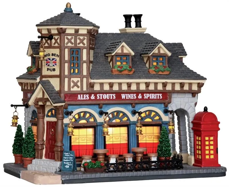lemax-big-ben-pub-b-timent-lumineux-village-de-no-l image 1