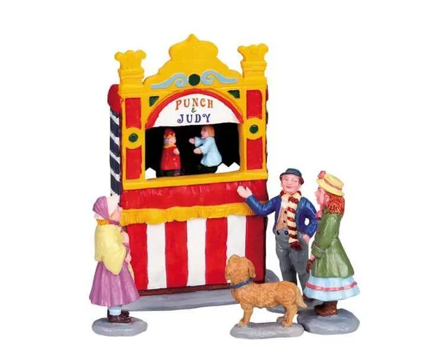 lemax-punch-and-judy-figurines-spectacle-village-de-no-l image 1