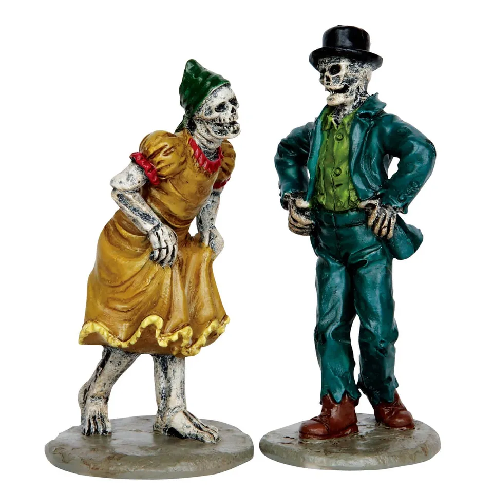 lemax-skeleton-jig-set-de-2-figurines-halloween-spooky-town image 1
