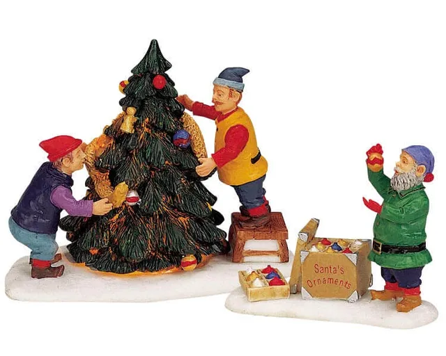 lemax-decorating-santa-s-tree-sc-ne-miniature-d-coration-du-sapin image 1