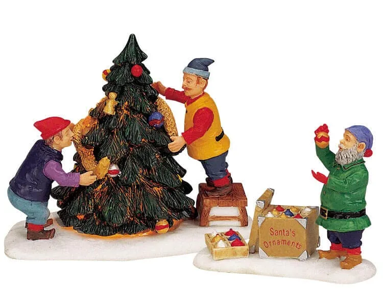 lemax-decorating-santa-s-tree-sc-ne-miniature-d-coration-du-sapin image 1