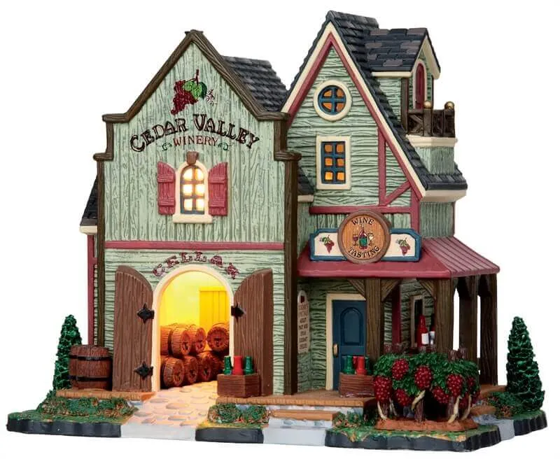 lemax-cedar-valley-winery-maison-miniature-de-village-de-no-l image 1