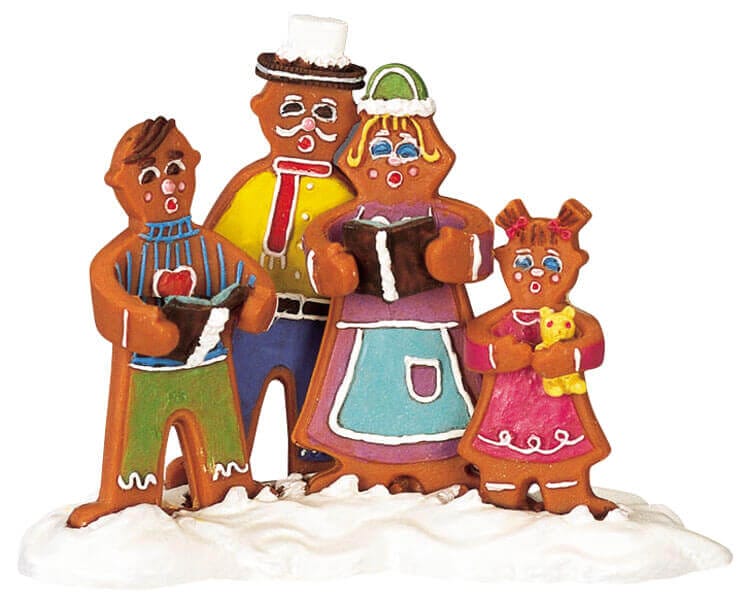 lemax-ginger-family-carolers-figurines-miniature-sugar-n-spice image 1