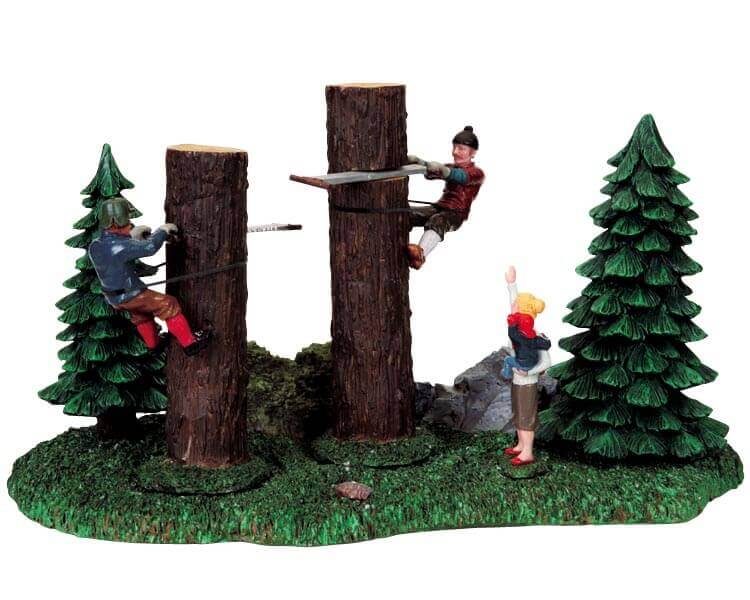 lemax-tree-climbing-games-figurines-jeux-dans-sapin-miniature image 1