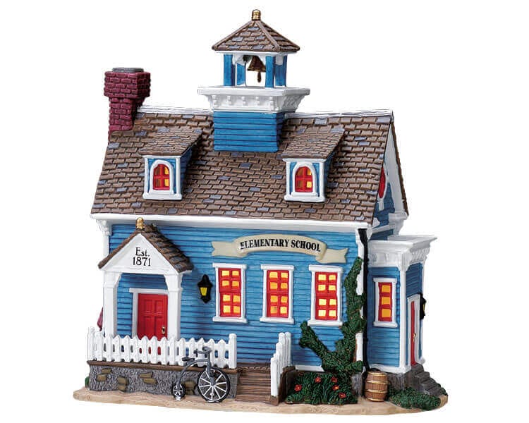 lemax-elementary-school-cole-miniature-lumineuse-village-no-l image 1