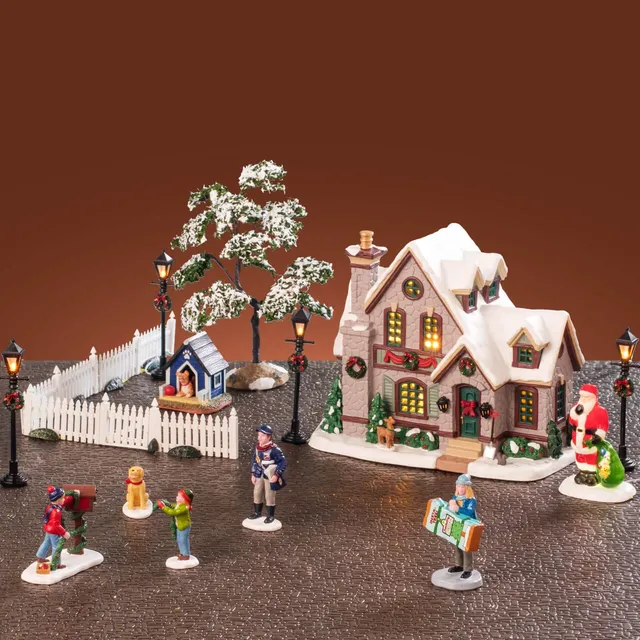 lemax-white-christmas-set-coffret-village-de-no-l-lumineux image 1