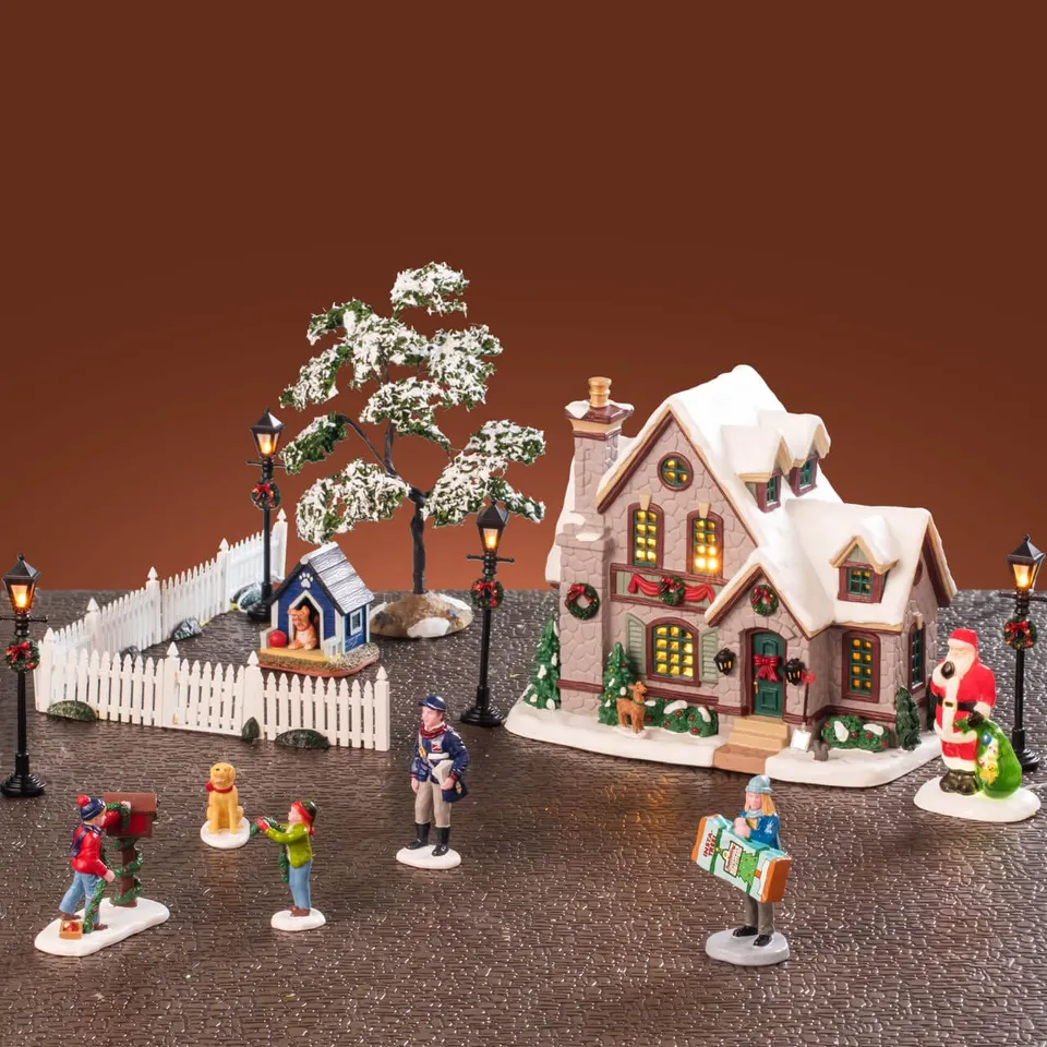 lemax-white-christmas-set-coffret-village-de-no-l-lumineux image 1
