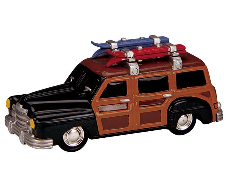 lemax-beach-wagon-voiture-break-miniature-village image 1