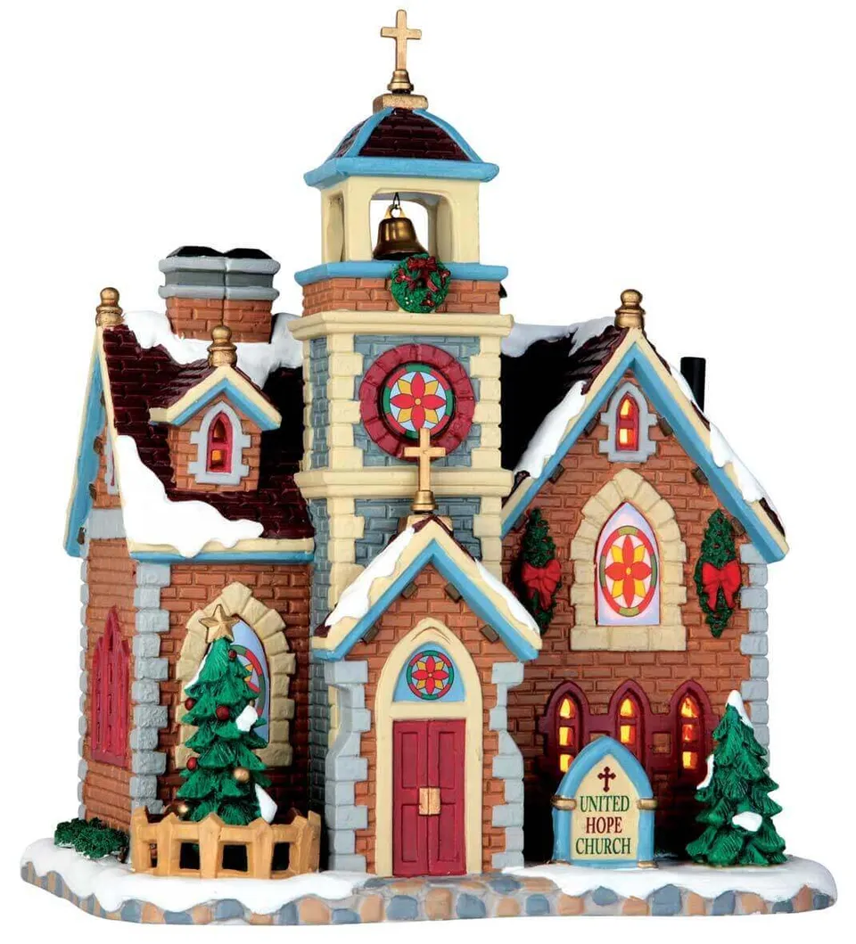 lemax-united-hope-church-glise-lumineuse-village-de-no-l image 1