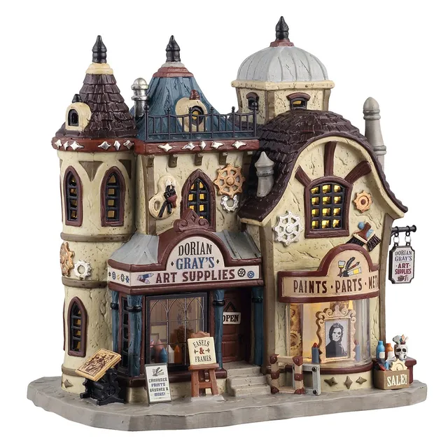 lemax-dorian-gray-s-art-supplies-b-timent-spooky-town image 1