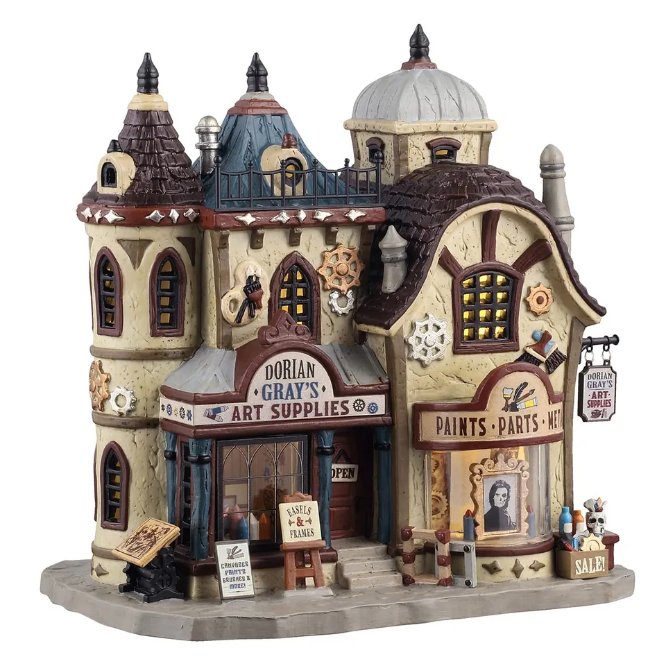lemax-dorian-gray-s-art-supplies-b-timent-spooky-town image 1