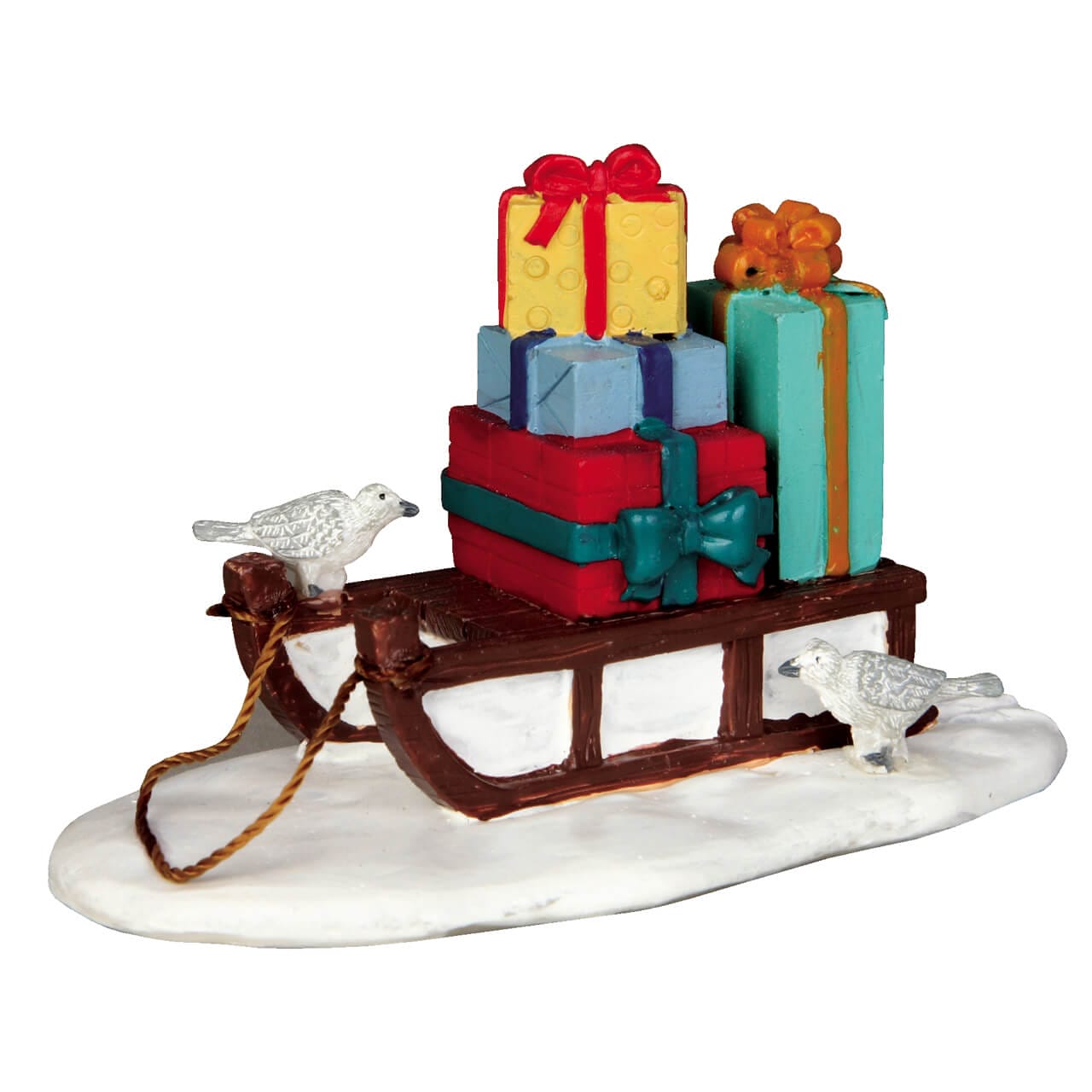 lemax-sled-with-presents-tra-neau-avec-cadeaux-caddington image 2