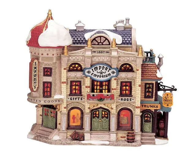 lemax-import-emporium-b-timent-de-village-miniature-lumineux image 1