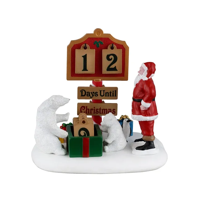 lemax-north-pole-countdown-figurine-p-re-no-l-et-ours-polaires image 1