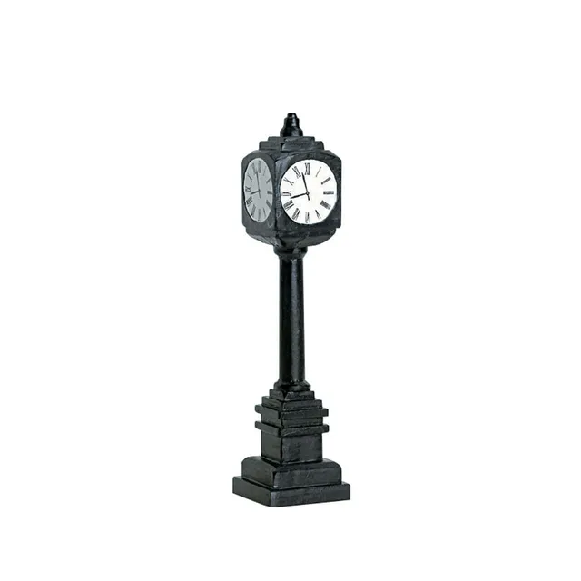 lemax-street-clock-horloge-de-rue-miniature-4-cadrans image 1