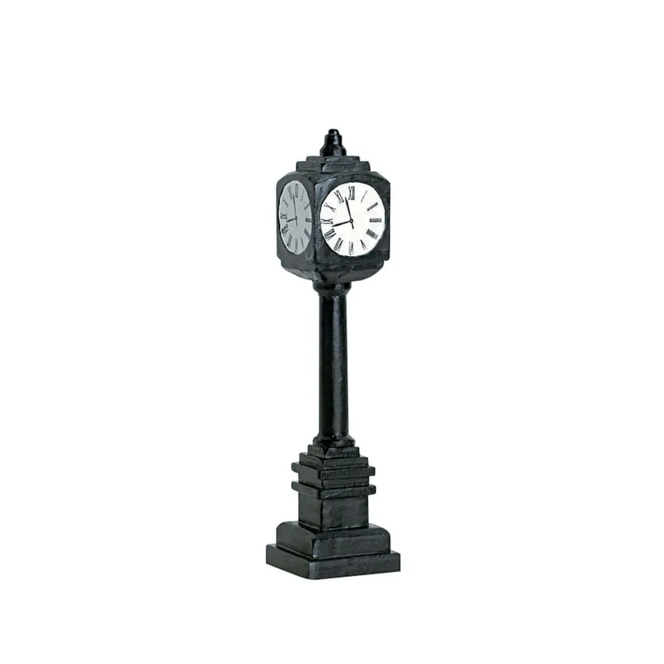 lemax-street-clock-horloge-de-rue-miniature-4-cadrans image 1