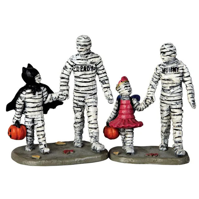 lemax-trick-or-treating-with-mummy-and-deady-set-of-2-figurines-halloween image 1
