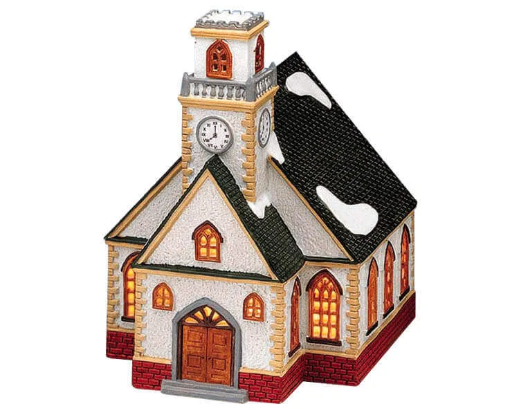 lemax-faith-chapel-glise-miniature-lumineuse-village-de-no-l-2 image 1