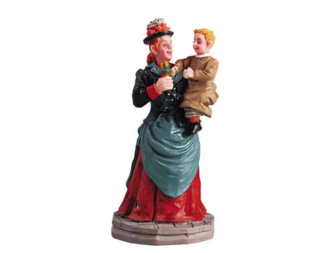 lemax-mother-and-child-figurine-miniature-village image 1