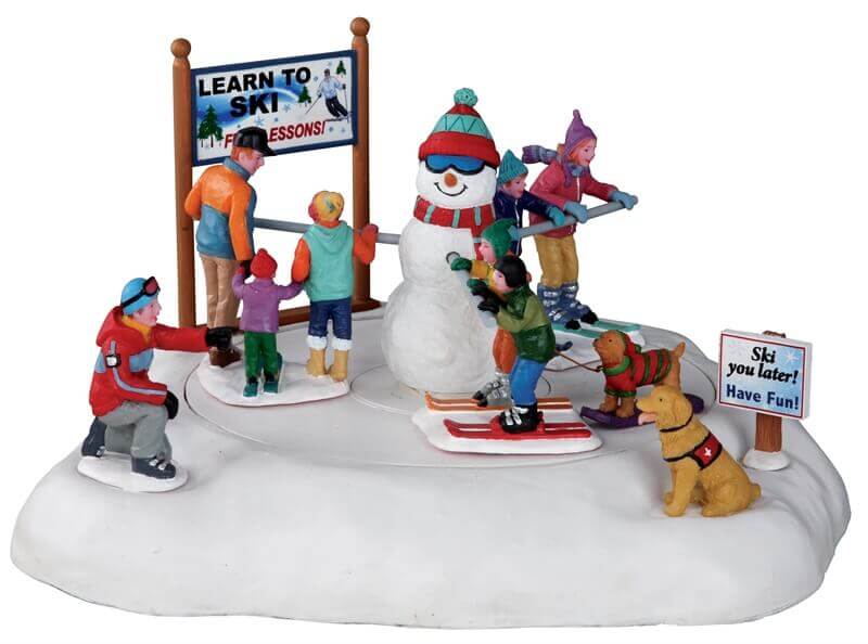lemax-learning-to-ski-figurine-anim-e-village-de-no-l image 1
