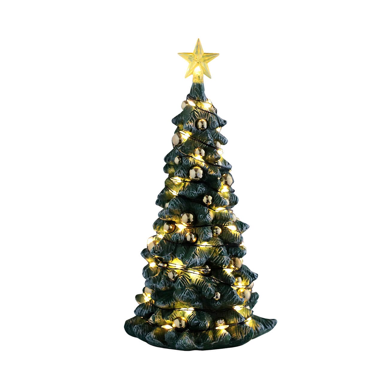 lemax-snowy-christmas-tree-clear-light-sapin-enneig-lumineux-blanc image 1
