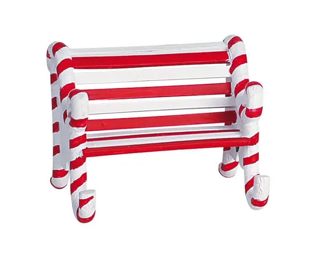lemax-north-pole-park-bench-banc-miniature-village image 1