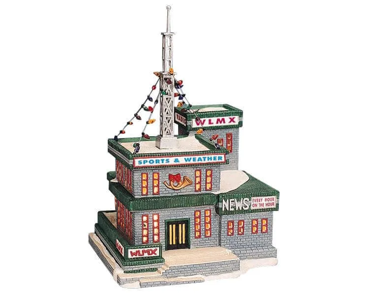 lemax-radio-station-maison-miniature-village-lumineux image 1