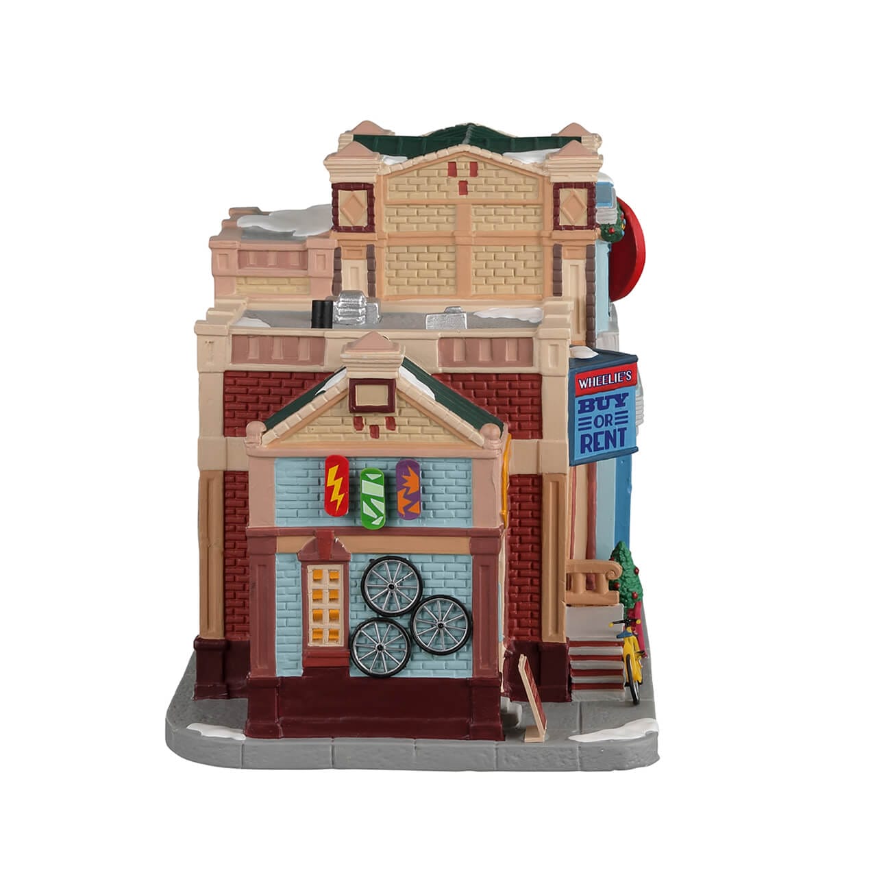 lemax-wheelie-s-cycle-and-skate-shop-magasin-miniature-caddington image 2