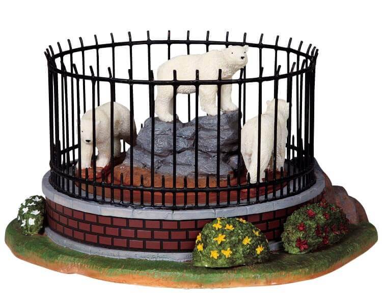 lemax-polar-bear-cage-cage-ours-polaire-miniature-accessoire image 2