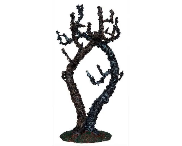 lemax-double-lichen-covered-tree-arbre-miniature-double-spooky-town image 1