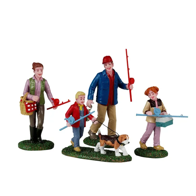 lemax-family-fishing-day-figurine-famille-p-che-hiver-vail-village image 1