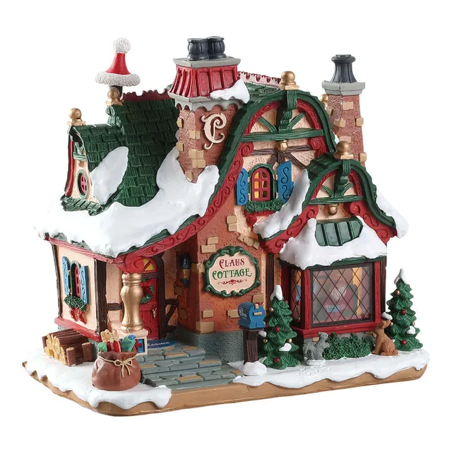 lemax-the-claus-cottage-maison-du-p-re-no-l-village-lumineux image 1
