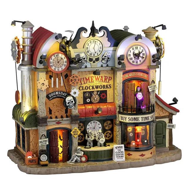 lemax-timewarp-clockworks-usine-lumineuse-spooky-town image 1