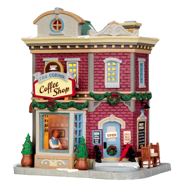 lemax-the-corner-coffee-shop-boutique-caf-lumineuse-village-no-l image 1