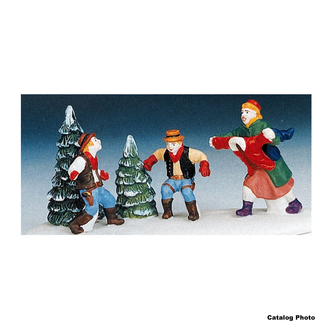 lemax-cowboy-kids-figurine-village-miniature image 1