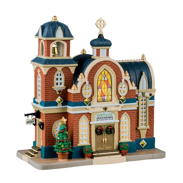lemax-spirit-of-joy-community-church-glise-lumineuse-caddington image 1
