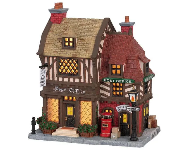 lemax-tudor-post-office-b-timent-lumineux-de-no-l image 1