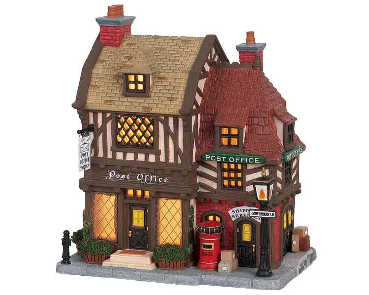 lemax-tudor-post-office-b-timent-lumineux-de-no-l image 1