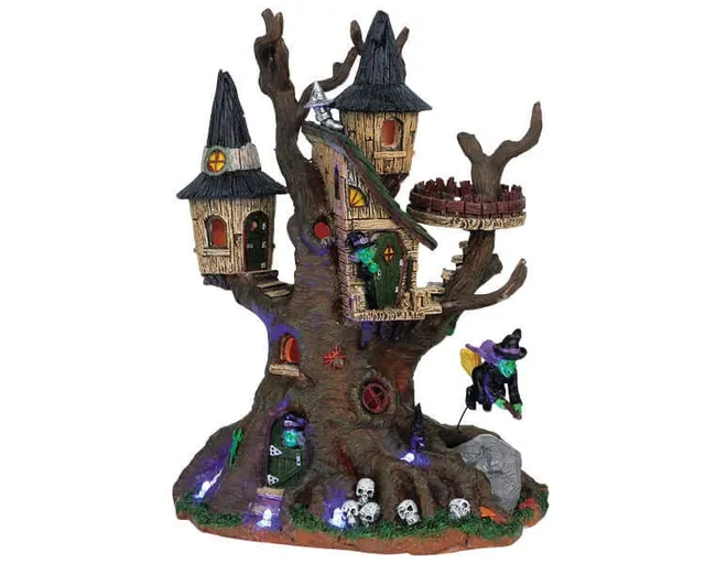 lemax-witches-perch-d-cor-sorci-res-spooky-town image 1
