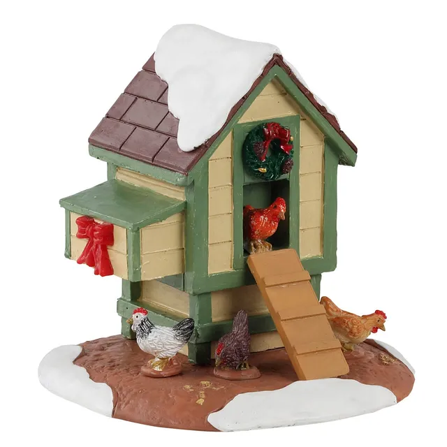 lemax-christmas-coop-poulailler-miniature-village-de-no-l image 1