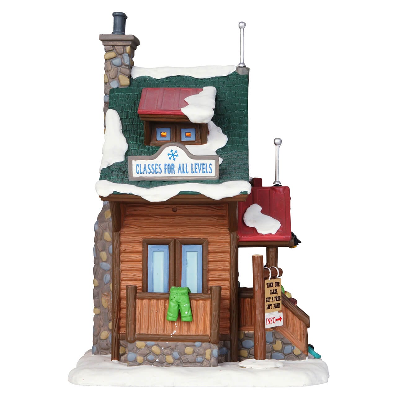 lemax-sugar-pine-ski-school-d-cor-cole-de-ski-village-de-no-l image 3