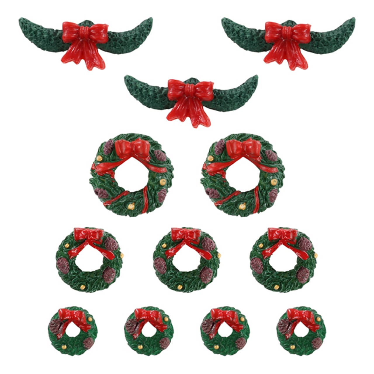 lemax-garland-and-wreaths-set-12-guirlandes-et-couronnes image 1