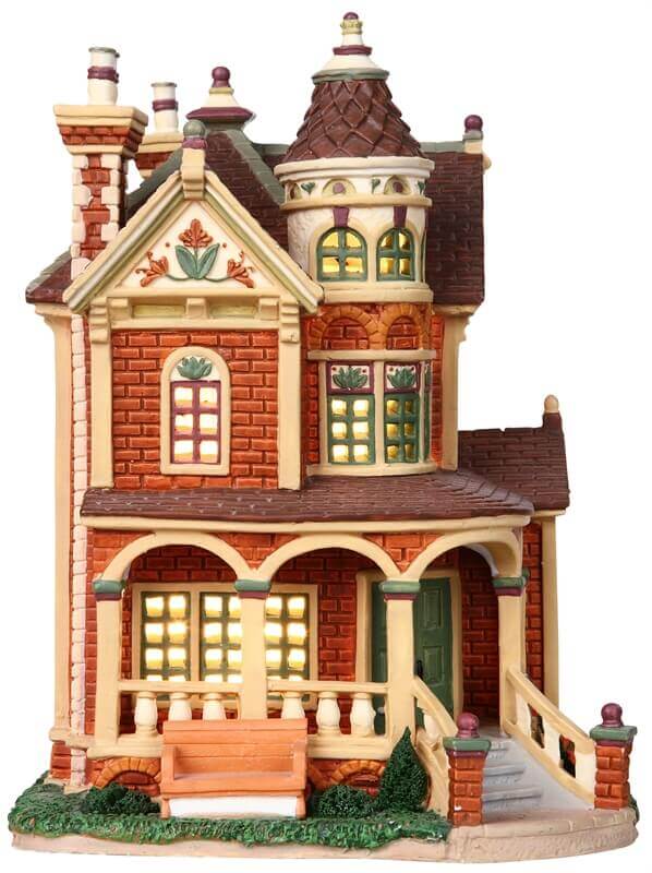 lemax-hadley-house-maison-miniature-village-lumineux image 3