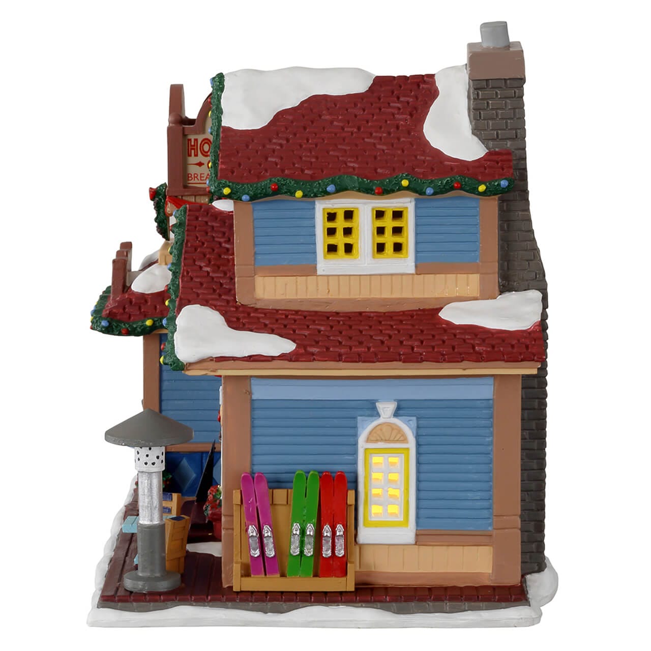 lemax-hilltop-cafe-maison-miniature-lumineuse-caddington image 3