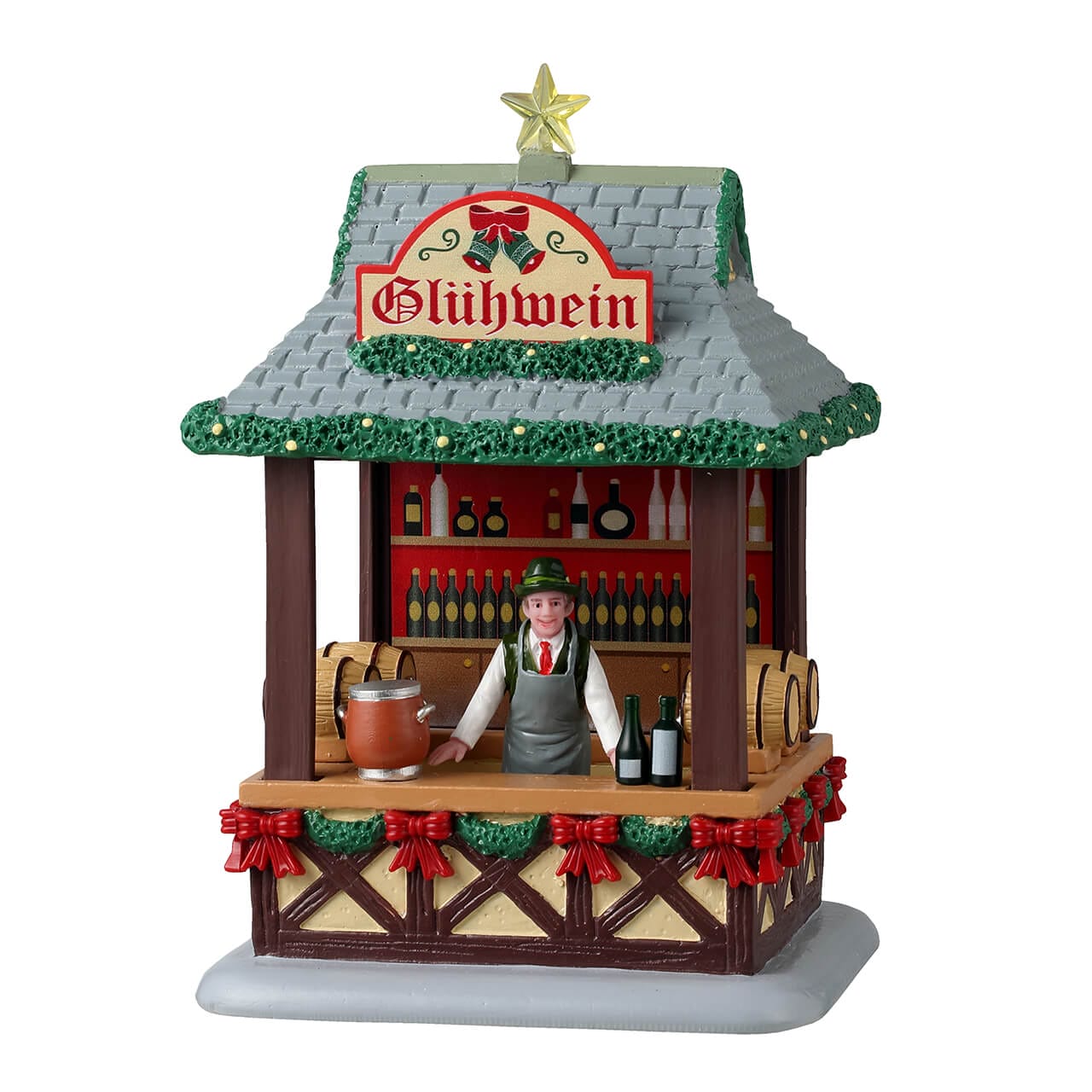 lemax-gluhwein-booth-stand-vin-chaud-march-de-no-l-miniature image 5