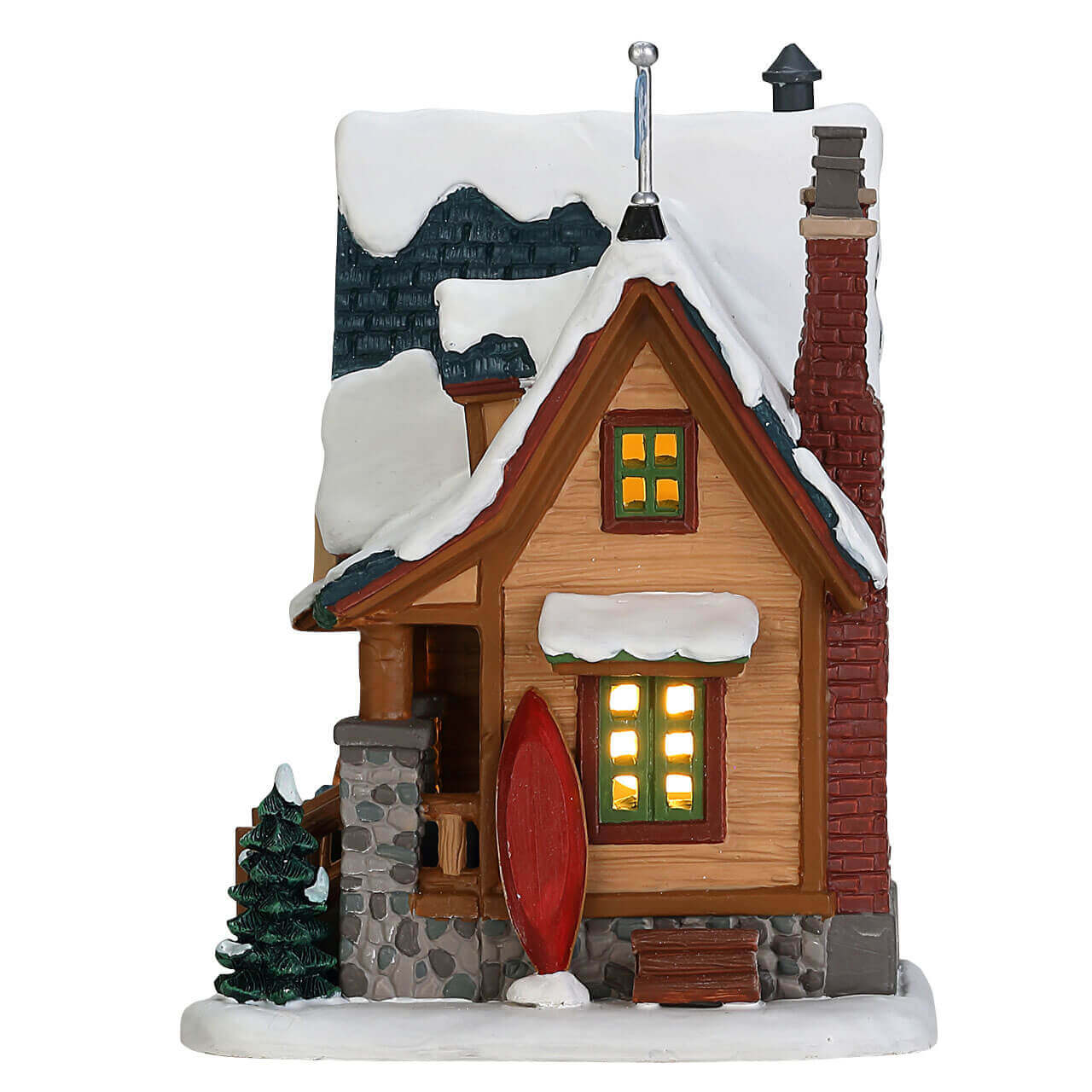 lemax-williams-cabin-cabane-de-no-l-lumineuse-village-miniature image 2