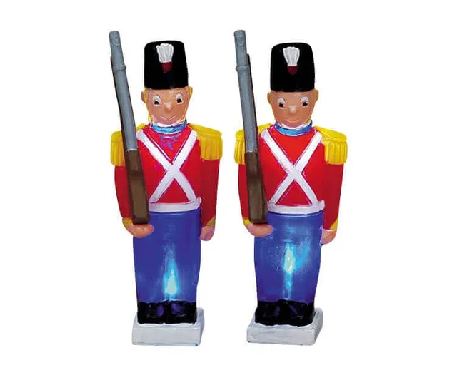 lemax-lighted-toy-soldier-soldat-jouet-lumineux-miniature image 1
