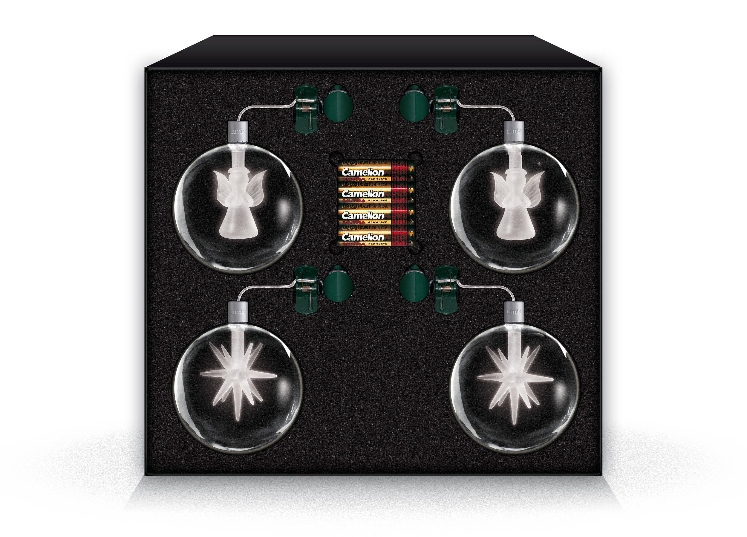krinner-lumix-light-ball-radio-2-toiles-2-anges-verre-souffl image 1