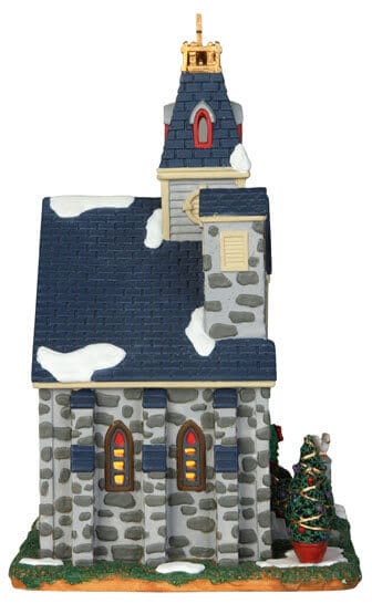 lemax-stoney-chapel-chapelle-lumineuse-village-de-no-l image 2