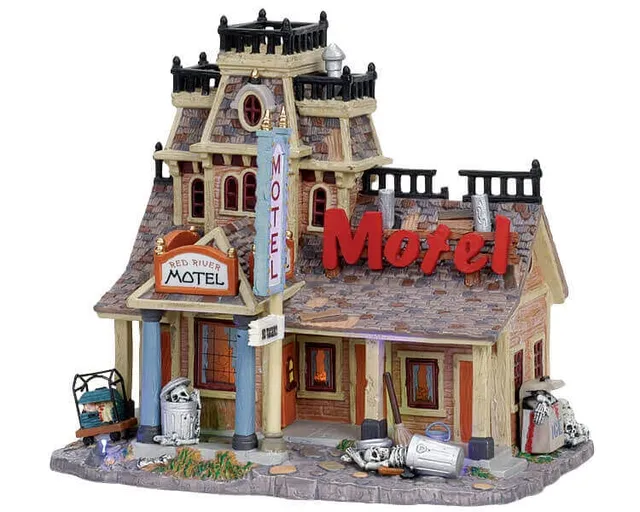 lemax-red-river-motel-b-timent-spooky-town image 1